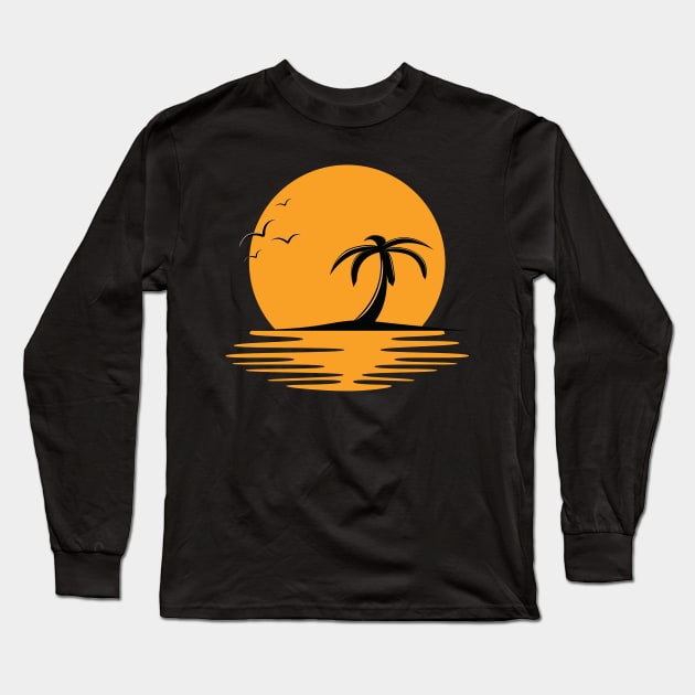 Overlook Bay Sunset Long Sleeve T-Shirt by jeune98